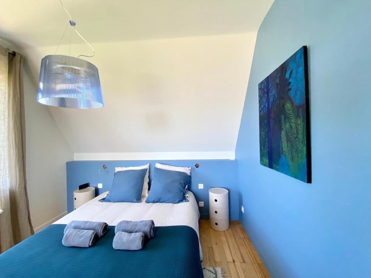 Superbe Villa Vue Sur Mer, Corniche De La Plage Бенодет Экстерьер фото